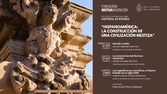 Ciclo de conferencias sobre Historia de España. HISPANOAMERICA 2026