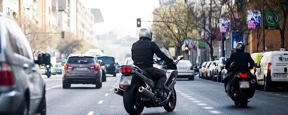 Imagen motorista para estudio siniestralidad