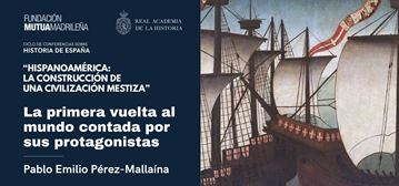Cartel del de la conferencia de Pérez-Mallaína