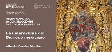 Cartel de la conferencia deL BARROCO MEXICANO